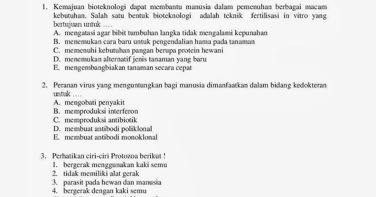Contoh Soal Essay Tentang Keanekaragaman Hayati Beserta Jawabannya